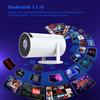 Proyector Popular Transfronterizo Hy300 de Barril con Chip 713 para Uso Doméstico y de Oficina, Alta Definición 4K, Portátil, Claro y Sin Interrupciones