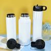 Transfronterizo 20 24 32oz Gran Capacidad Vaso Americano Espacial Acero Inoxidable Aislado al Vacío Portátil para Exterior
