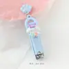 Mini Cortador de Unhas Fofo Cortador de Unhas Doméstico para Adultos Pacote Único Desenho Animado Ferramenta de Manicure Criativa Cortador de Unhas Dobrável