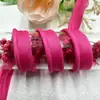 En stock 1cm tela de color banda para cinturón de madre tira para envolver cuerda enrollable funda de almohada colcha zapatos y sombreros para visita a domicilio accesorios de ropa cincha