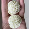 Pieza de Mango de Bola de Dragón y Fénix de Fruta de Marfil, Bola de Salud Auspiciosa de Dragón y Fénix, Bola de Masaje de Elefante Auspicioso Pixiu, Bola Sólida Portátil para Jugar Disco