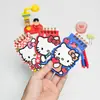 Caderno Espiral Mai Pin Papelaria Estilo Hello Kitty Páginas para Colorir Desenho Hello Kitty Gato Kt Caderno de Bolso Portátil