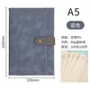 Caderno de negócios transfronteiriço personalizável com impressão de logotipo, fecho, alto valor estético, espessado, caderno de reunião de alta qualidade