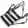 Corda Antiperdida para Exterior Multifuncional Tática Anti-perda Mola Externa para Arma Corda de Chaveiro Elástica PU Contorno de Arma Corda de Arma