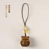 Geração Youfu sândalo DIY escultura Saco da sorte oco sachê lugar rotativo abrir e fechar fragrância corrente de celular bolsa pingente