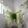 Decoración de ventana de exhibición de flores artificiales de mariposa gigante, soporte de mariposa floral, flor decorativa para accesorios de fotos y exhibición