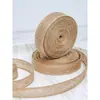 Fita de Corda de Cânhamo Retrô Cor Original Fita de Algodão Linho Seda Fita de Presente Decoração de Presente Fita de Decoração DIY Feita à Mão Fita Tecida de Juta