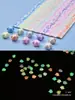 Estrelas Dobradas Feitas à Mão, Tiras Fluorescentes de Origami de Estrela Luminosas DIY, Escrevíveis, Garrafa de Vidro para Desejos de Presente, Metal
