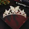 Nueva diadema corona de novia de lujo con diamantes completos transfronteriza, accesorio para vestido de novia, corona de novia de cristal elegante y con estilo