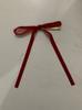 24 pzas/bolsa cinturón de terciopelo pajarita cinturón árbol de Navidad vestido adornos de seda retorcida accesorios para cinturón de corbata navideña decoración colgante
