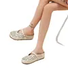Novos sapatos rasos Mary Jane fechados e respiráveis com design vazado retrô para mulheres, modernos e versáteis