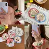Scrunchie de Alta Qualidade Estilo Coreano para Mulheres, Elástico de Cabelo com Laço de Tecido da Moda, Acessório de Cabelo Corda para Coque Doce e Fofo