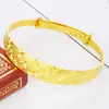 Pulsera Estrellada Chapada en Oro de 12 mm al por Mayor, Oro Arena para Mujer, Chapada en Oro, Joyería de Oro Vietnamita para Boda Nupcial