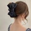 Princesa na Fuga Grab Clip Grande Arco Tubarão Clip Atmosférico High-end Grampo de Cabelo Estilo Coreano Feminino Elegante Acessórios para o Cabelo
