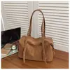 Bolsa Boston Retro de Gran Capacidad para Comercio Exterior Bolsa de Mujer Nueva Moda Lujo Ligero Nicho Bolso Tote Bolso de Hombro Debajo del Brazo Tendencia