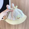 Chapéu de Bebê Primavera e Outono Super Fofo Desenho Animado Aba Larga Proteção Solar Chapéu Bacia Inverno Bebês Meninos e Meninas Crianças Pequenas Exterior À Prova de Vento Pescador