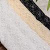 Fio de malha de alta qualidade direto do fabricante tecido para bordado de roupas infantis renda de ameixa com diamantes tecido de renda