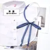 Gravata Sem Nó Cor Pura Uniforme jk Camisa Gravata Versátil Uniforme de Marinheiro Acessórios de Menina Fofa Fita Cor Pura Xiaowu