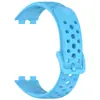 Adequado para Huawei Pulseira 10 9 8 Oficial Igual Pulseira de Relógio 8Nfc Universal Furo Redondo Silicone Esportivo Pulseira de Pulso