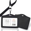 Porta Credencial de Piel Genuina, Credencial de Trabajo, Porta Credencial de Empleado Personalizado, Credencial de Trabajo, Lanyard para Credencial de Trabajo Personalizado, Credencial, Porta Marca de Fábrica