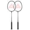 Raqueta de Bádminton Peak/Peak Genuina Duradera Doble Raqueta Ultraligera Fibra de Carbono Grado Profesional Set para Adultos y Niños