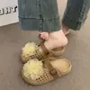 Sandálias Birkenstock Fogos de Artifício com Strass Femininas Novas Mules Fechadas Solado Grosso Aumenta Altura Loafers Vazados Sandálias de Strass Quentes Atacado