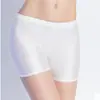 Calça de Segurança Brilhante de Cor Pura para Verão Feminina, Legging Simples de Três Pontos com Boca Plana, Calça de Segurança Elástica Anti-Exposição