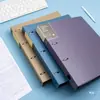 Carpeta Tianse de Tres Agujeros A4 con Perforaciones de Clasificación Cubierta Dura Organizador de Documentos de 3 Agujeros para Papeles de Estudiantes y Exámenes
