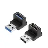 Adaptador USB Macho para Fêmea para Macho 10g 90 Graus em L Plug de Cotovelo Vertical para Tablet Laptop Cotovelo de 90 Graus