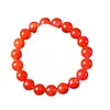 Pulsera de ágata roja de jade 6-20MM pulsera de cuentas puesto de lugar escénico transmisión en vivo pulsera de ágata de jade pulsera de cuentas redondas