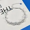 Montura de pulsera de plata de ley S925, diseño de incrustación de girasol redondo de 4 mm, montura de incrustación DIY, venta al por mayor de monturas de plata de moda transfronteriza
