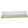 Escova de 50cm com 3 fileiras de cerdas macias de plástico 8cm de comprimento de cerdas estendidas, escova de quadro, escova branca extra grande e extra longa