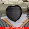 Bandeja flutuante para piscina e fonte termal, cesta redonda de rattan em formato de coração, adequada para pousadas, hotéis e vilas, com porta-copos e bandeja de café da manhã