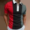 Comércio Exterior Verão Verão Masculino Polo Shirt T-shirt Outdoor Loose Lapela Manga Curta Sweatshirt Trendy Cross-border Men's Top