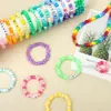 Série Arco-Íris Balde de Miçangas Pony Conjunto de Miçangas Caixa Miçangas Soltas DIY Pulseira Handmade Colar Contas para Fio Kit de Materiais