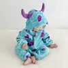 Roupas de Bebê para Outono, Macacão Espesso Peça Única, Pijama Infantil, Roupa para Exterior, Roupas Infantis Anyang, Macacão de Engatinhar Manga Longa Classe A