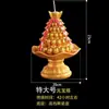 Quemador de Incienso Creativo de Tres Capas con Forma de Lingote para Ofrenda a Buda, con Guan Yu y Lingotes de Oro, Adecuado para Ofrendas Budistas