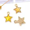 YukuMixed 8 Estilos Gota de Óleo Estrela Lua Planeta Gato Charms de Liga DIY Brincos Colar Acessórios de Joias