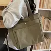 Bolso de Lona Simple y Elegante, Bolso Tote Versátil, Bolso de Hombro Casual para el Día a Día, Bolso Cruzado Nuevo Primavera 2026, Transfronterizo