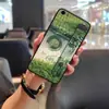 Adecuado para Funda de Teléfono Móvil Xiaomi con Pulsera Pintura Líquida Refrigerante Silicona Nuevo Soporte para Pareja Hombre y Mujer