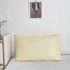 Producto único a juego con funda de almohada de algodón puro, un par de fundas de almohada con núcleo de almohada, cuero cabelludo, funda de almohada individual de 48 x 74 cm