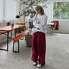 Nuevos Pantalones Deportivos Rectos Estilo Americano Oversize para Primavera y Otoño 2026, Sueltos y Versátiles, Pantalones Casuales Modernos y Únicos para Mujer