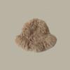 Gorro de Piel de Conejo para Mujer, Estilo Otoño e Invierno, Engrosado para Calidez y Protección contra el Frío, Gorro de Pescador con Protección para las Orejas, Circunferencia de Cabeza Grande, Hace que la Cara Parezca Más Pequeña, Gorro de Felpa, Personalizable