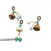 Madeira de Pessegueiro Sino de Lótus Acessórios de Pingente DIY Pulseira Pingente de Lótus Brinquedo Cultural Joia Pingente Espaçador