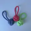 Atacado do Fabricante Brinquedos para Cães de Estimação, Cordas de Algodão Nózadas Tecidas à Mão Resistentes à Mordida para Limpeza de Dentes e Mastigação para Cães Pequenos