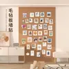 Fieltro Transfronterizo Fondo de Foto Pared Entrada Pegatina de Pared Creativa 3D Estéreo Autoadhesivo Tablero de Fondo de Corcho Pegatina de Pared