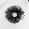 2026 Nuevos Scrunchies de Malla Ligeros de Lujo de Gama Alta Cintas para el Cabello Cielo Estrellado para Mujeres Elegantes Ganchos para Moño Bandas Elásticas