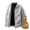 2025 Nueva Chaqueta de Invierno de Gamuza Suelta Casual Moda Forrada de Polar Algodón Engrosado Ropa Exterior Chaqueta Ligera de Negocios Top