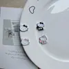 Nuevos Accesorios de Gato con Borde Plateado al por Mayor Hechos a Mano DIY Pinzas para el Cabello de Niña, Zuecos, Bolsas para Zapatos, Colgantes para Fundas de Teléfono y Materiales