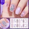 Fábrica Zhengxiang Personalizado Oem Película para Esmalte Adesivos de Unha Flor Gradiente Rosa Cebola Adesivos de Unha Popular ODM
